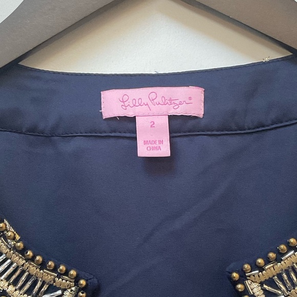 Lilly Pulitzer Amory Silk Shift Dress - Picture 7 of 7